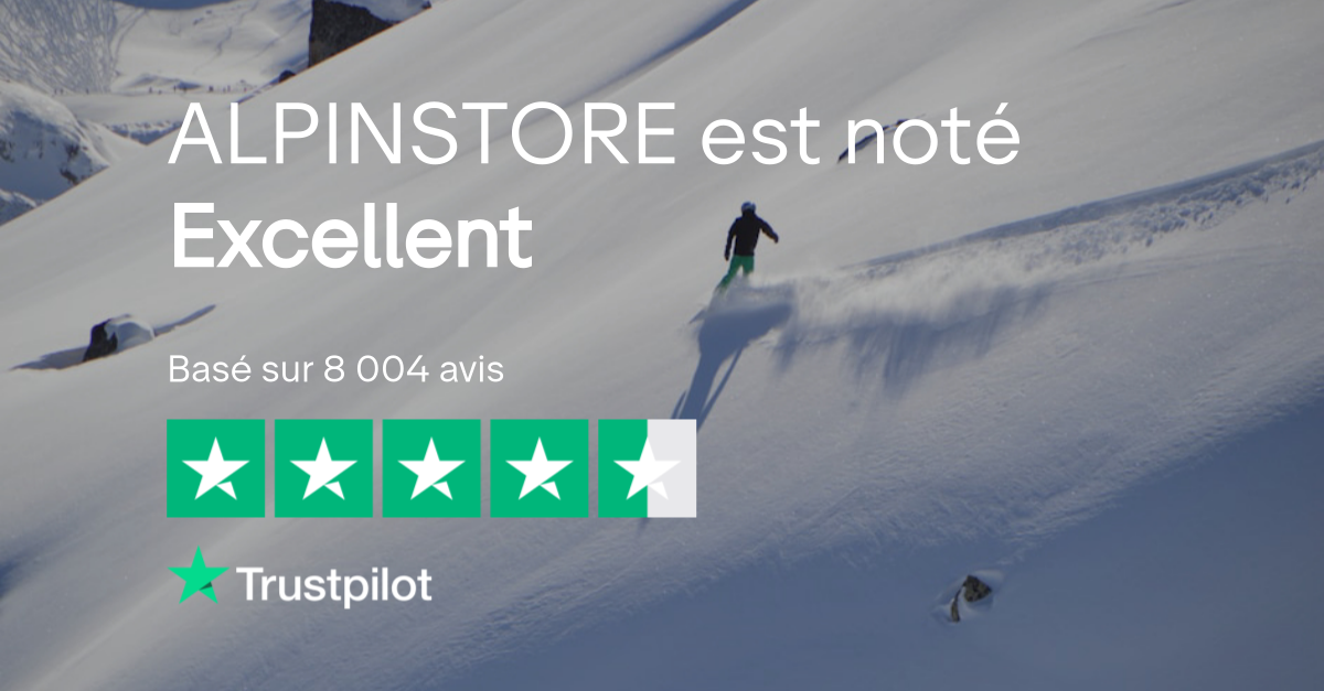 Avis client Trustpilot : 5 étoiles pour Alpinstore